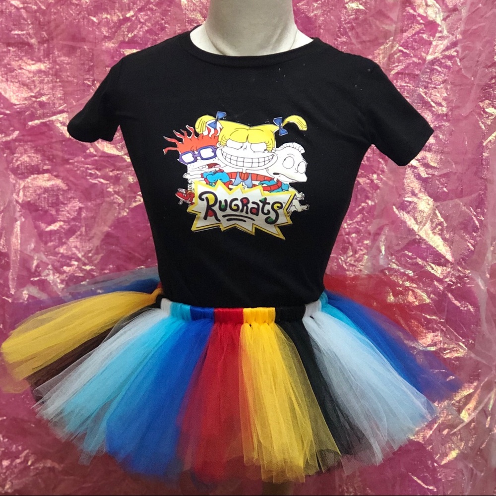 NOWSTALGIA CUSTOM tutu skirt and rugrats shirt